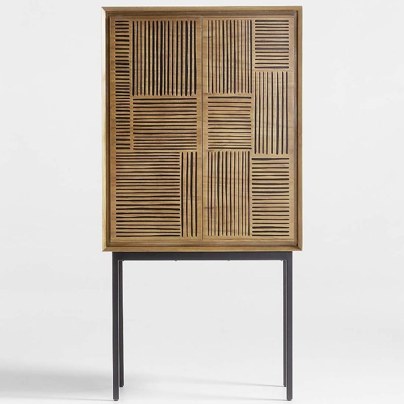 ~/Bar Cabinet With Integrated Lighting