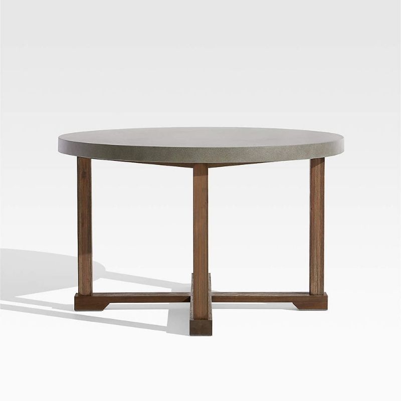 ~/Rectangular Metal And Stone Table